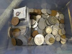 Two Sterling silver 1977 Jubilee coins and other 20th Century coinage