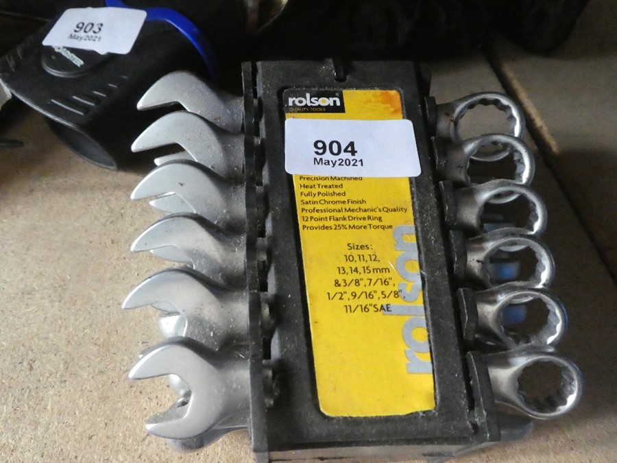 10 piece mm stubby spanner set