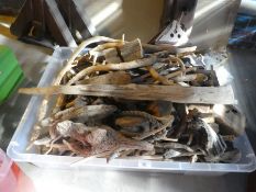 A box of driftwood