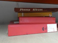 Various stamp albums and first day covers