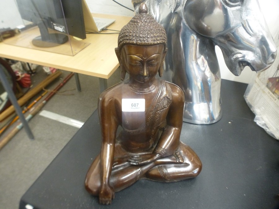 Sakyamuni Buddha statue - Image 2 of 2