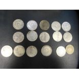 Selection 16 Chinese silver colour coins, including some silver examples