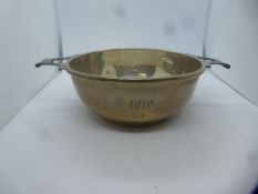 Maplin and Webb silver hallmarked porringer, dated 1919, 3.74 ozt