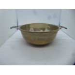 Maplin and Webb silver hallmarked porringer, dated 1919, 3.74 ozt