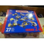 Two boxes of vintage Meccano sets