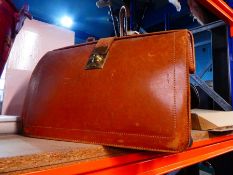 Selection of vintage bags and clothing