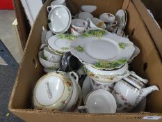 2 Boxes mixed china incl. Gladstoneware etc