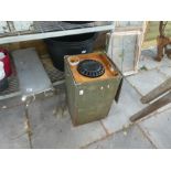 Portable military paraffin heater marked SSGT VDB KAMIN