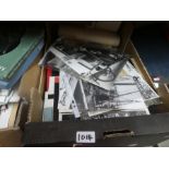 5 Large boxes of ephemera incl. vintage posters, books, catalogues etc