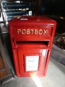 Red postbox - 270mm deep