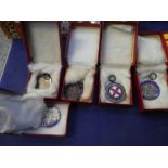 A quantity of early 20th century Red Cross medals, some silver, the majority relating to 'St Andrew'