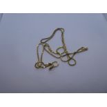 Two 9ct yellow gold box design neckchains, marked 375, approx 10g