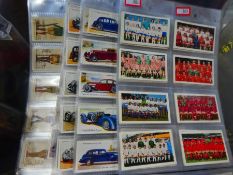 Cigarette cards, football cards, some pre war examples etc