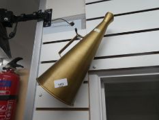 Brass megaphone