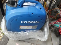Hyundai petrol generator, in as new condition