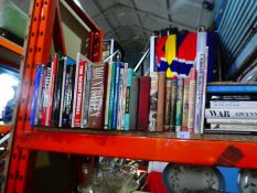 Selection of hardback books of various genres, incl scouting, Military etc