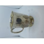 Ornate Hallmarked silver cup, Birmingham 1948, 7ozt