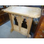 Old pitch pine lectern 112cm wide