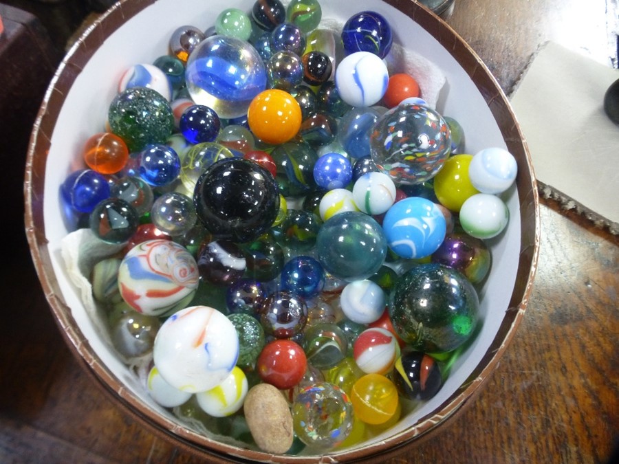 A mixed lot including Marbles, an antique fly catcher and dominoes - Image 2 of 3