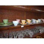 A quantity of Royal Albert Gossamer cups and saucers, etc