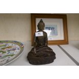 A Chinese buddha 22cms