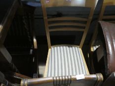 3 beech kitchen chairs