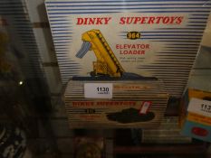 Dinky Elevator loader and Centurian tank number 964 and 651