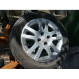 A set of four Honda alloy wheels and tyres by Michelin 195/60