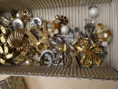 2 Boxes of mixed costume jewellery to incl. pearls brooches, earrings etc