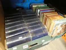 A large collection of books to include The Great War, Charles Dickens Library, children's annuals, W