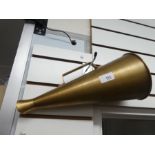 Brass megaphone
