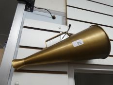 Brass megaphone