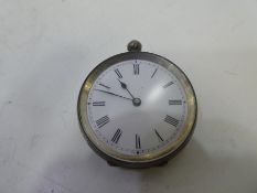 Small silver pocket watch, marked 935, 53585
