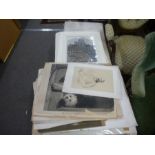 A quantity of mainly 19th century prints engravings and sundry.