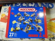 Two vintage boxed Meccano sets