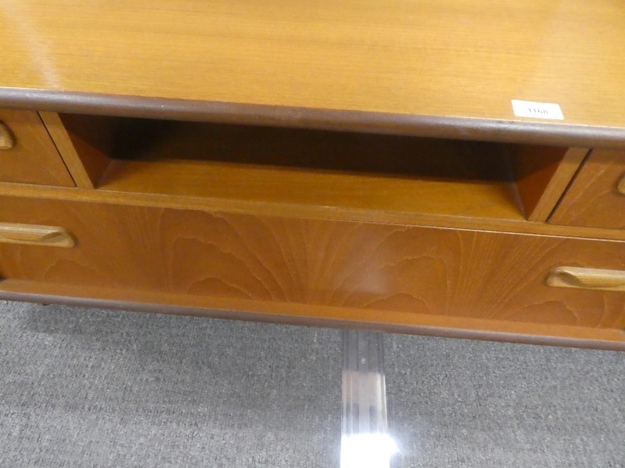 A teak TV Cabinet with drawer by G plan - Image 2 of 6