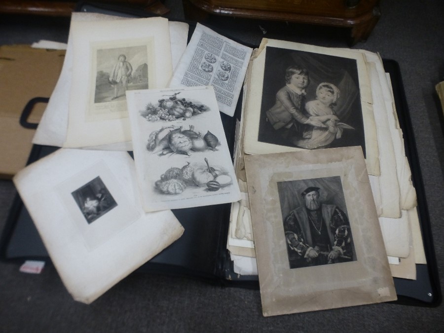 A folio of 18th and 19th century prints and similar