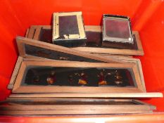 A quantity of magic lantern slides and similar, some topographical