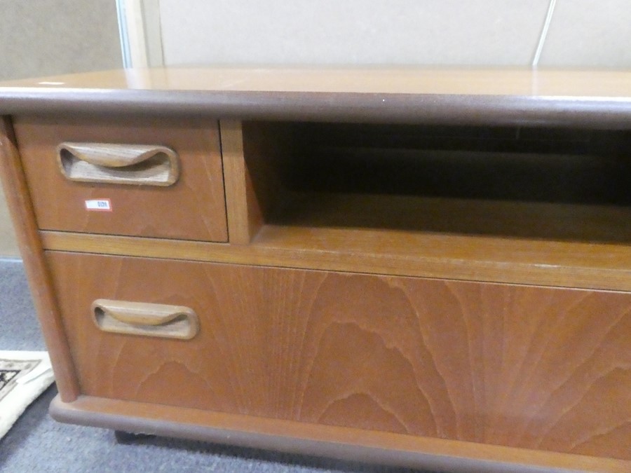 A teak TV Cabinet with drawer by G plan - Image 4 of 6