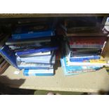 A large quantity of books, depicting War, History, Military and pictures