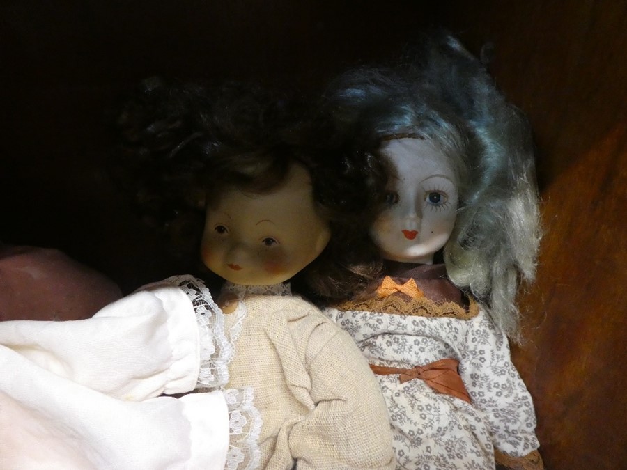 A quantity of vintage model dolls and a melodicatto in box - Image 2 of 2