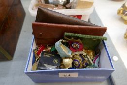 A quantity of Masonic medals including silver examples, a QEII long service medal and sundry