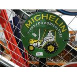 Michelin on tractor sign