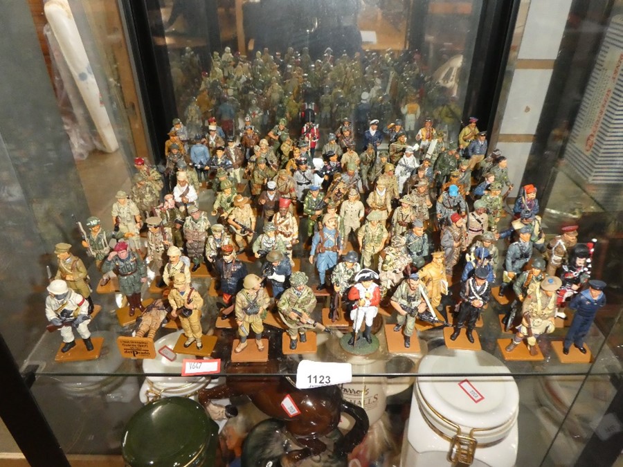 Large quantity of Del Prado military dressed figures, mostly WWII various regiments