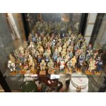 Large quantity of Del Prado military dressed figures, mostly WWII various regiments