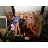 Selection of contemporary Action Man figures, Bratz dolls etc