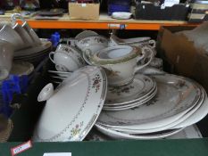 A selection of Noritake china, plates, etc