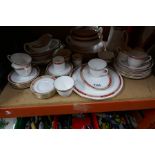 A quantity of Royal Worcester diner and tea ware to include serving dishes, plates, coffee pot etc.