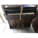 A wooden foot operated Organ, by Camborne