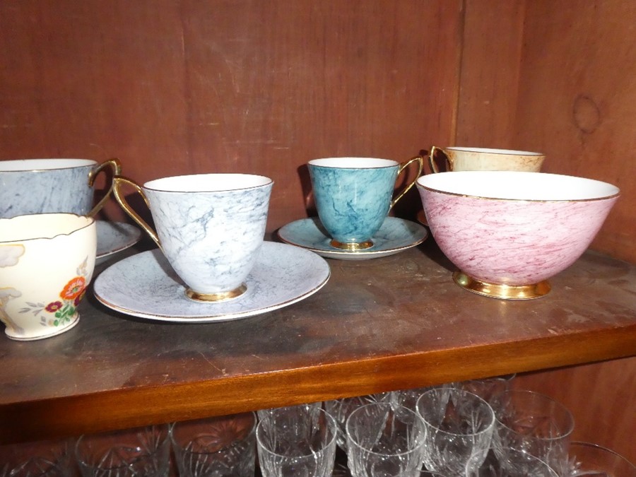 A quantity of Royal Albert Gossamer cups and saucers, etc - Image 2 of 4